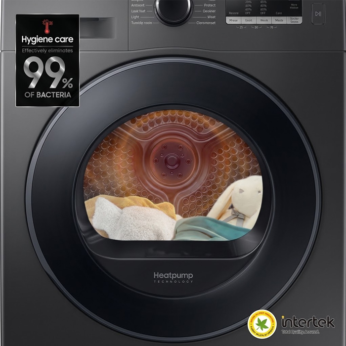 Samsung Pengering AI Dryer Hygiene Care Front Loading 9 kg - DV90T6240LB